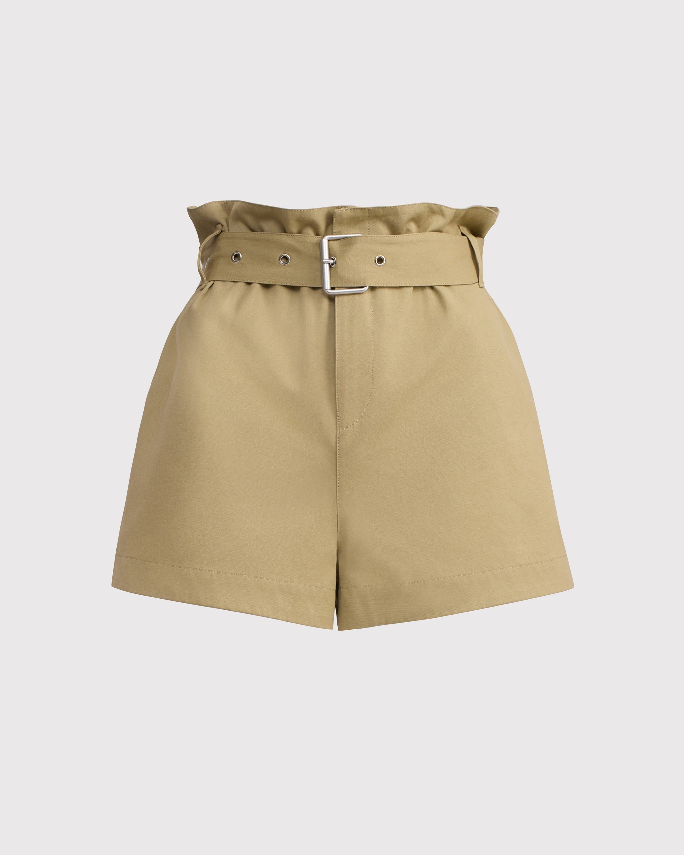Belted shorts