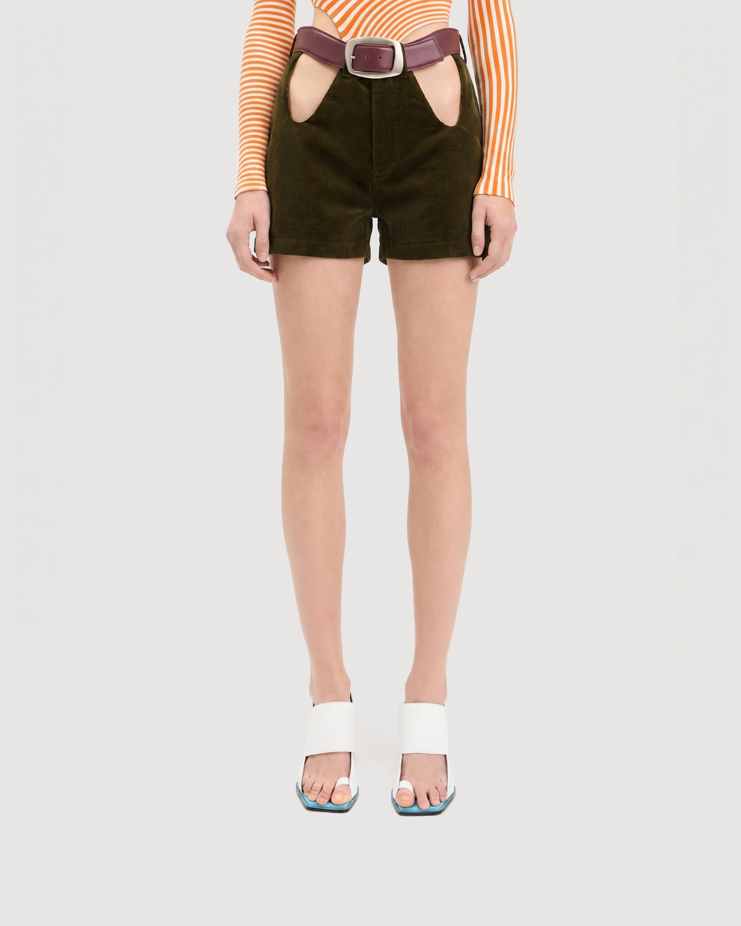 Corduroy shorts