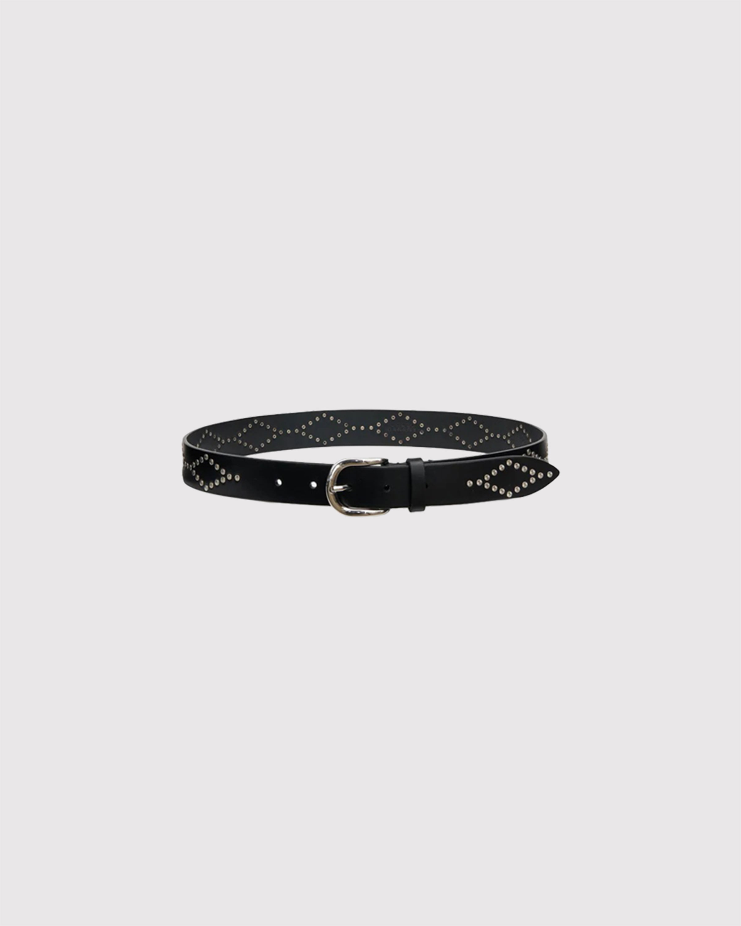 Liliana leather studded belt
