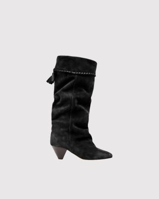 Elita faded suede boots