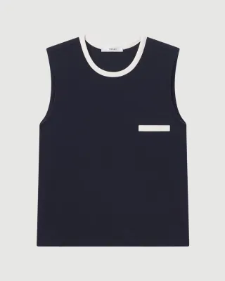 Pique tank top