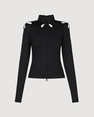 Droplet zip-up top