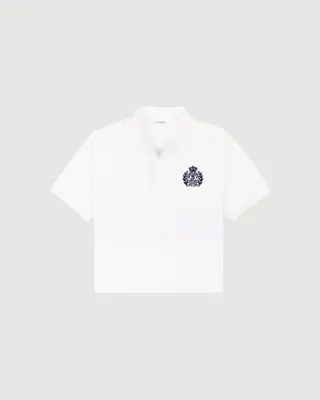 NY Crest pique polo