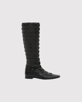 Leather boots