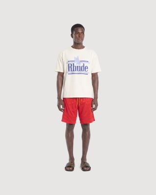 Mesh logo shorts