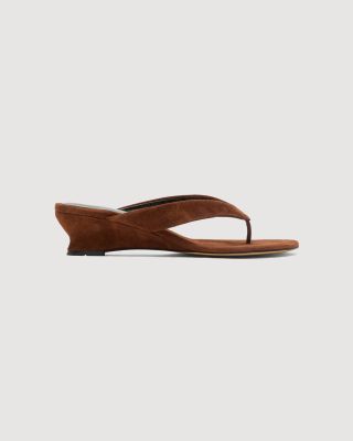 Wedge thong sandal