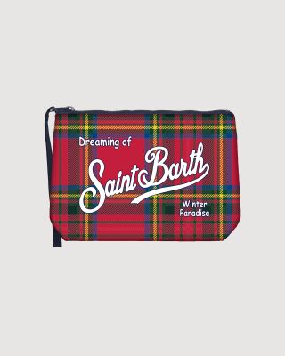 Aline tartan washbag
