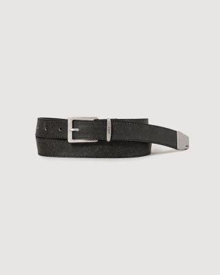Leather belt