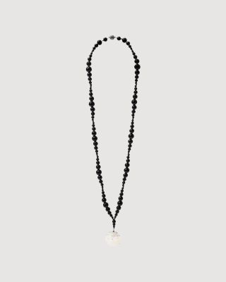 Obsidian Rose necklace