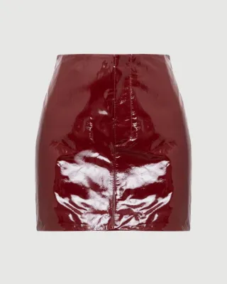 Leather skirt