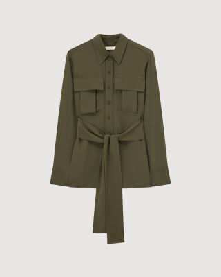 Yas silk crepe blouse