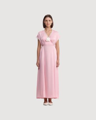 Genus Rosa satin dress