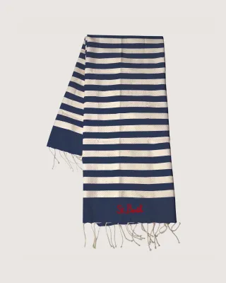 Striped fouta towel