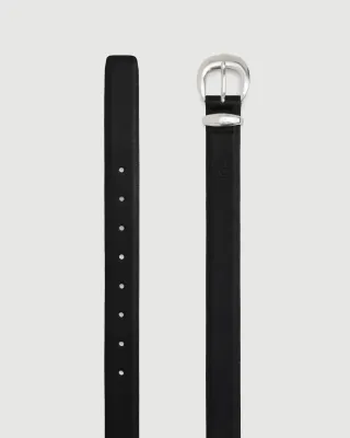 Leather belt