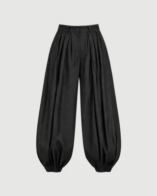 Pleated Alladin pants