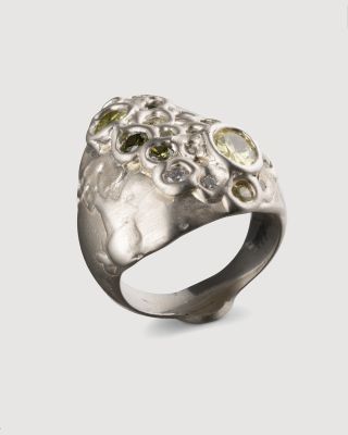 One of a kind silver handmade rings