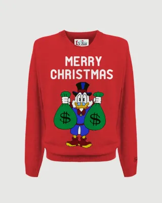Heron Christmas Scrooge sweater