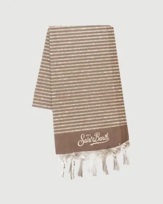 Striped fouta towel
