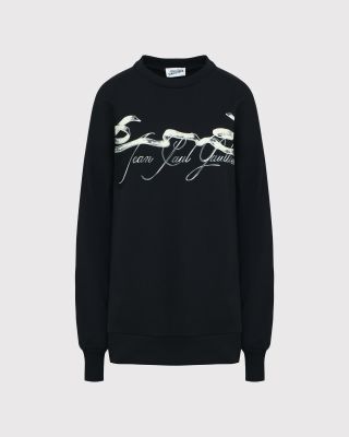 Cotton crew neck sweatshirt