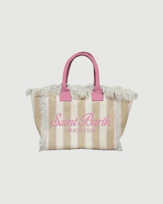 Vanity striped bag