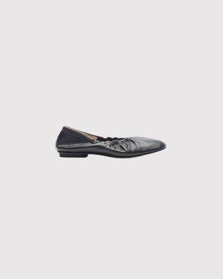 Mica leather flats