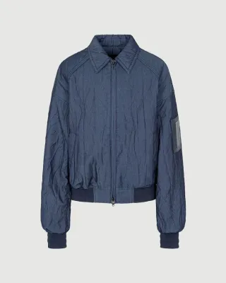 Layered denim jumper