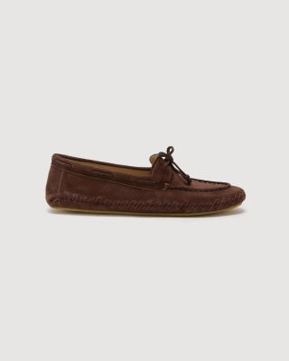Suede moccasins