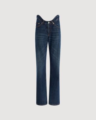 Curved jeans