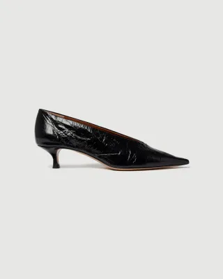 BABOUCHE KITTEN HEEL BLACK