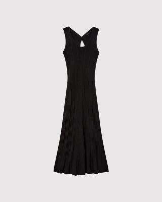 Rib knit dress