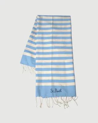 Striped fouta towel