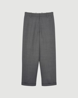 Straight-leg trousers