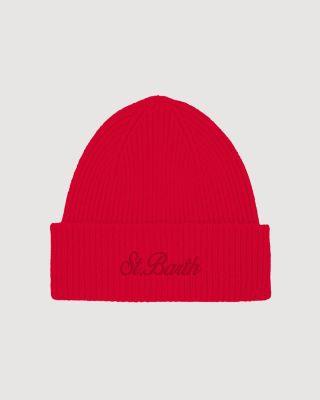Moss wool beanie