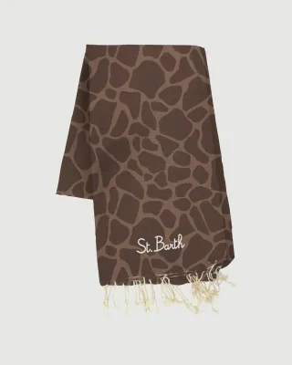 Giraffe fouta towel
