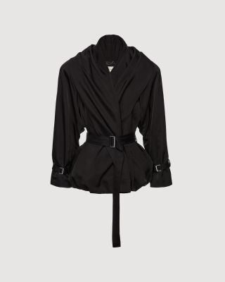 Silk-blend jacket