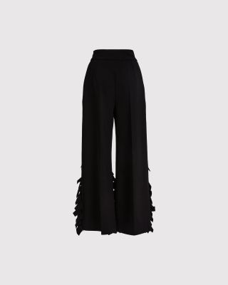Culottes rectangle detail trousers