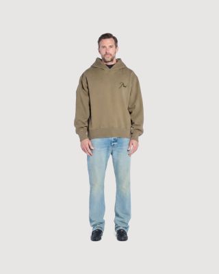 Classique side-zip hoodie