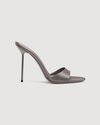 Lidia ash satin mules