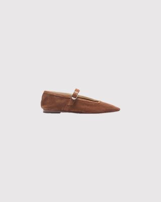 Ballet suede flats