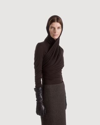 Hooded cardigan