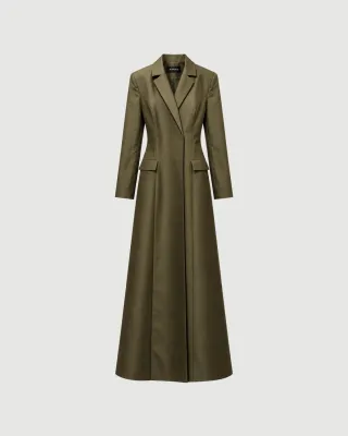 Cinched-waist coat