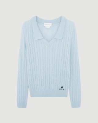 Cable-knit top