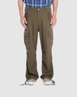 Linen parachute pants