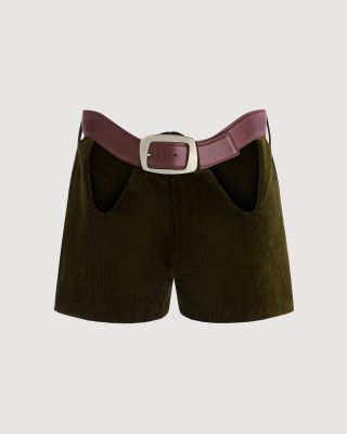Corduroy shorts