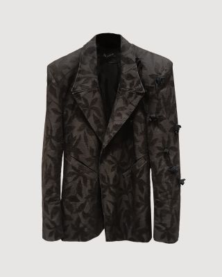 Blazer with embroidery