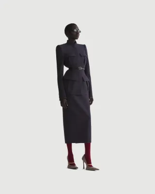 Ink pencil skirt