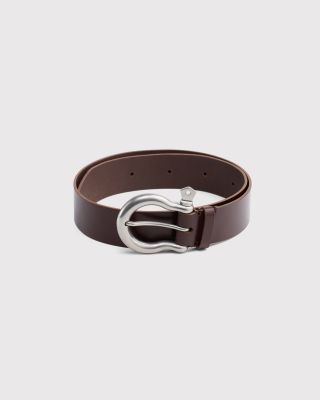 Leather belt