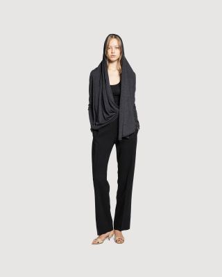 Hooded cardigan