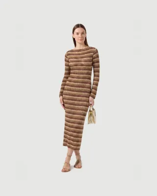 Robyn lurex dress