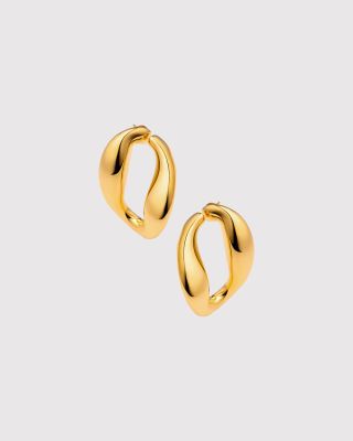 Chunky chain hoops
